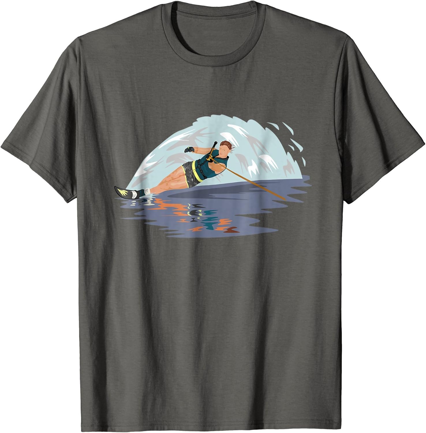 Waterski Cool Vintage Design TShirt Clothing