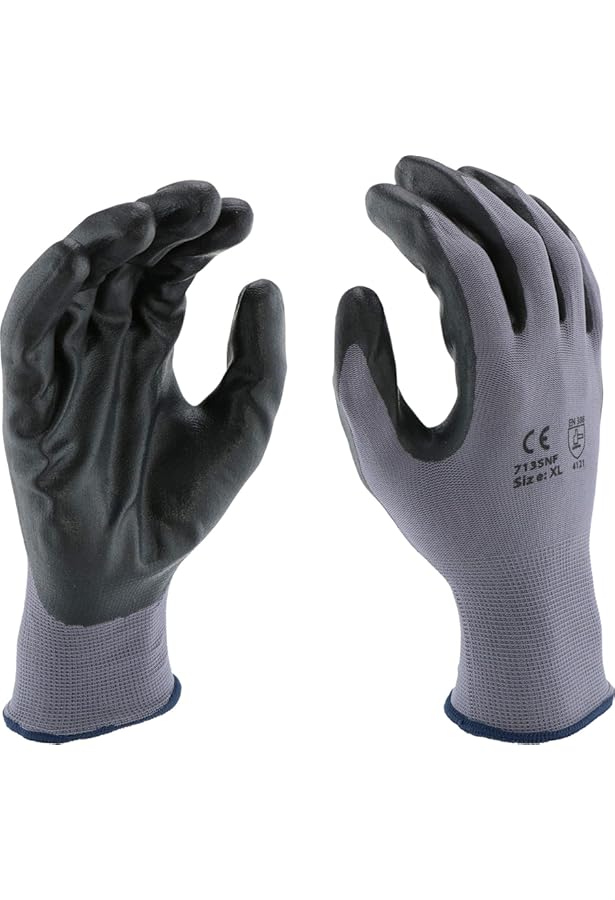 West Chester PosiGrip 715SNFTP Palm Dip Gloves - [Pack of 12