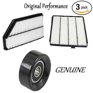 Amazon Com Tune Up Kit Cabin Air Filters Drive Belt Idler Pulley