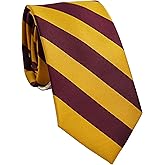 ZENXUS Striped Ties for Men, 3 inch Regular Ties with Stripes