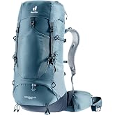 Deuter Unisex Aircontact Lite 40 + 10 L, Lightweight Backpacking &amp; Hiking Backpack for Men &amp; Women, 40 + 10 Liters - Atlantic-Ink