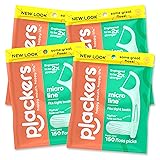 Plackers Micro Mint Dental Flossers, Fold-Out