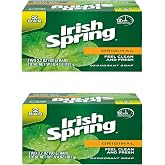Irish Spring Bar Soap 3.2 Oz Bar (Original, 4 Bars)