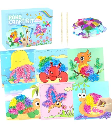 Kit De Manualidades De Tela Princesa – Arte De Poke-in Sin Pegamento Para Niños De 3 A 8 Años, Regalo Creativo
