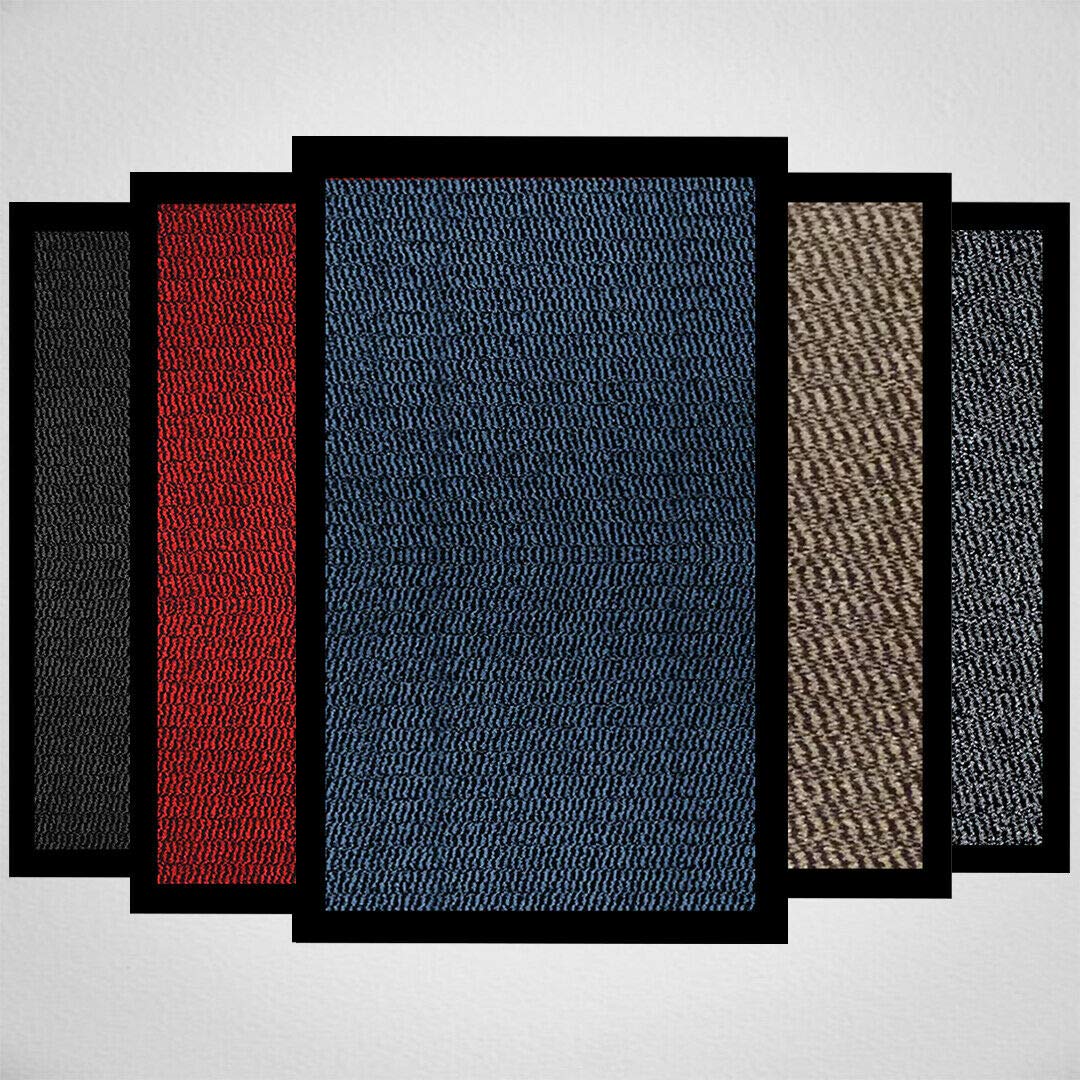 Milosc Doormat Dirt Trapper For Indoor & Outdoor Black Grey Washable Barrier Mat Heavy Duty Non - Slip Door Entrance Mat Kitchen Runner Super Absorbent Door Mat Indoor