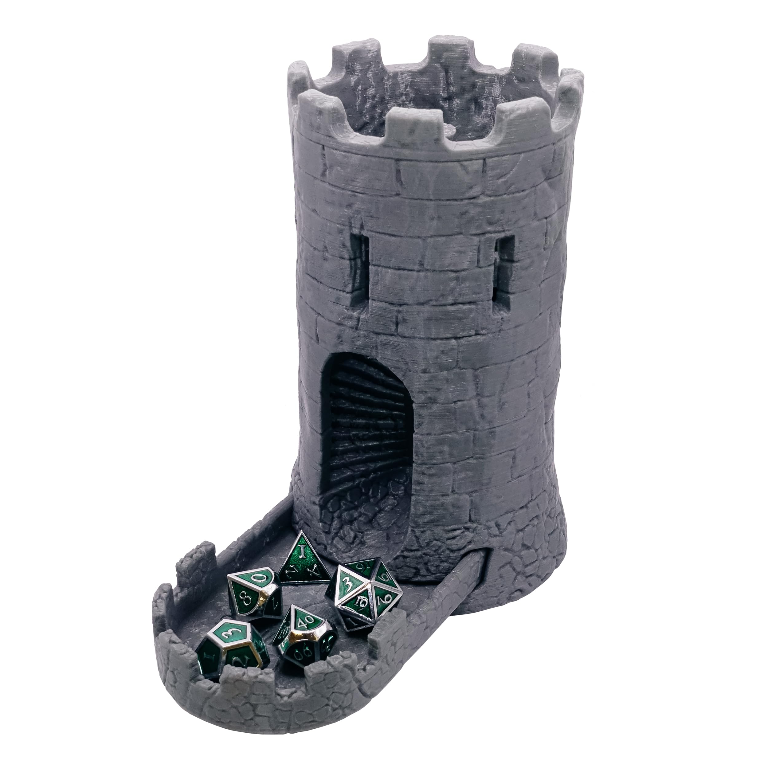 STAHLHAMMERS Dice Tower & Tray for Rolling and