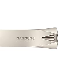 Samsung Bar Plus 128GB - 300MB/s USB 3.1 Flash Drive Champagne Silver (MUF-128BE3/AM)