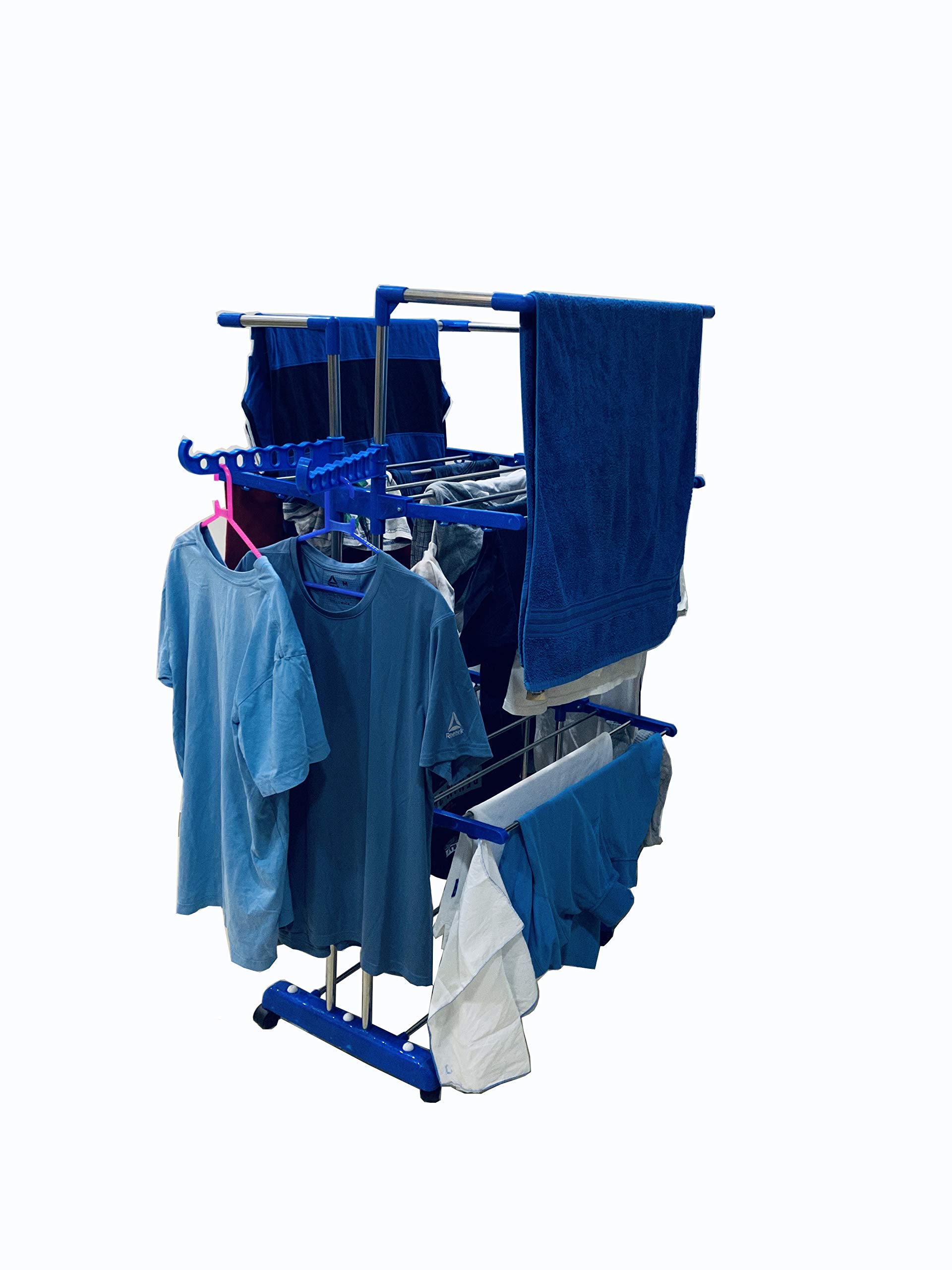 SUKOT-Mini Jumbo Double POLL Stainless Steel 2 Layer Cloth Dryer Stand