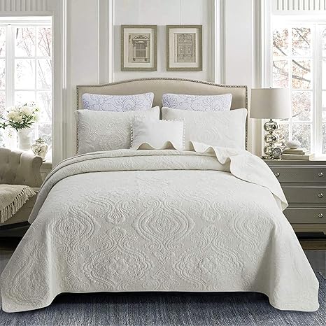 Alibaba.com offers 1,169 plain cream quilt products. brandream cream white quilt set cotton queen king size bedspread coverlet set luxury quilted comforter sets damask embroidery lightweight