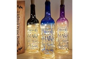 MOREDOTS Christmas Gifts for Women - Best Friends Gifts 2025 - Wine Bottle Lights with Cork - Light Up Lamp Decor for Home Decorations - Birthday Friendship Unique Gift for Womens Men Sister Girls Boys Adults