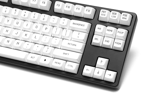 Drop MT3 Black-on-White Keycap Set, ABS Hi-Profile Keycaps