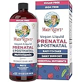 MARYRUTH'S Postnatal & Prenatal Vitamins for Women | Sugar Free | Selenium | Folate | Vegan | Non-GMO | Gluten Free | 32oz