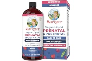 MARYRUTH ORGANICS MaryRuth’s Postnatal & Prenatal Vitamins for Women | Sugar Free | Selenium | Folate | Vegan | Non-GMO | Gluten Free | 32oz