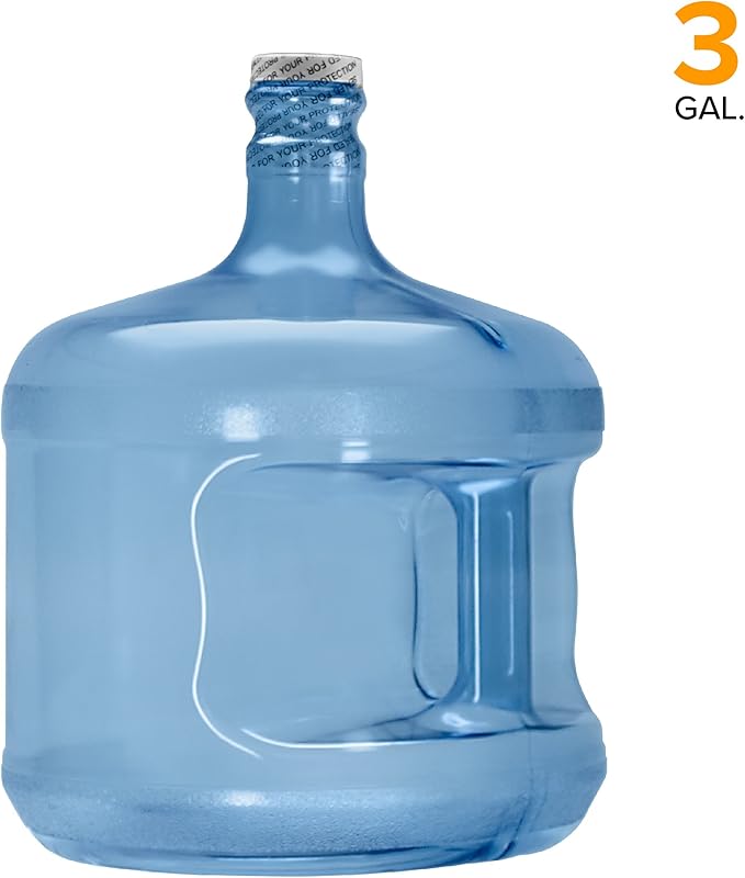 BPAFree Reusable Plastic Water Bottle Gallon Jug Container (3 Gallon