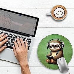 Funny Green Round Mouse Pad Mouse Pad for