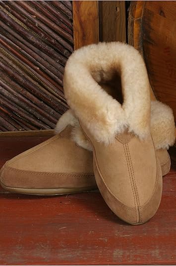 chocolate brown sheepskin slippers