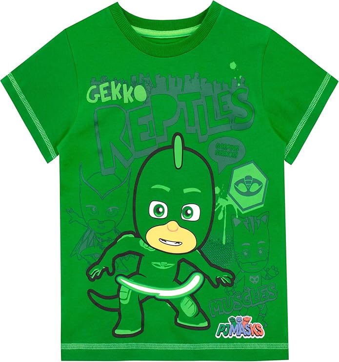 PJ MASKS Boys Gekko TShirt Amazon.co.uk Clothing