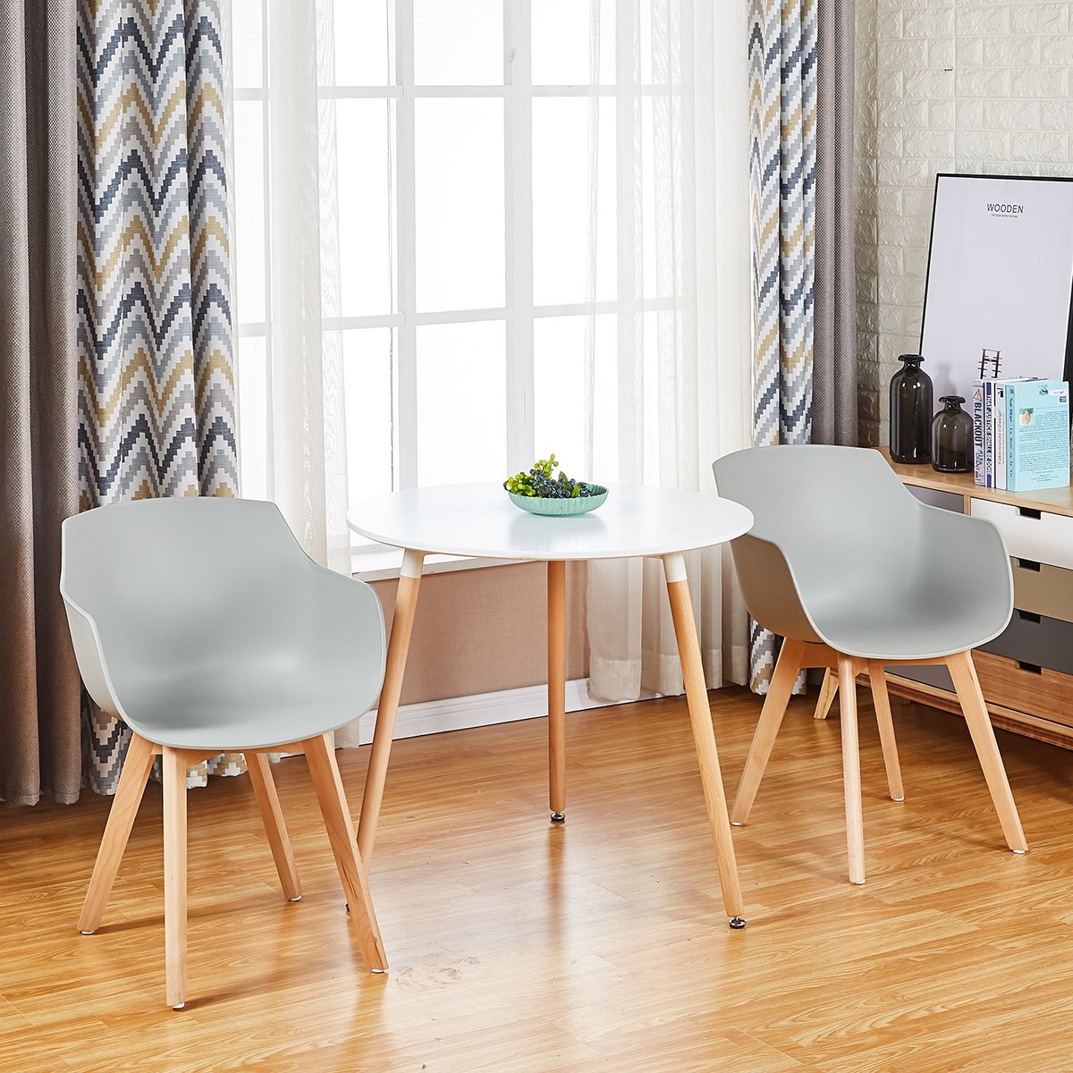 2 4 6 Esszimmerstuhle Skandinavisch Mit Armlehne Und Starke Buche Stuhlbeine Kuc