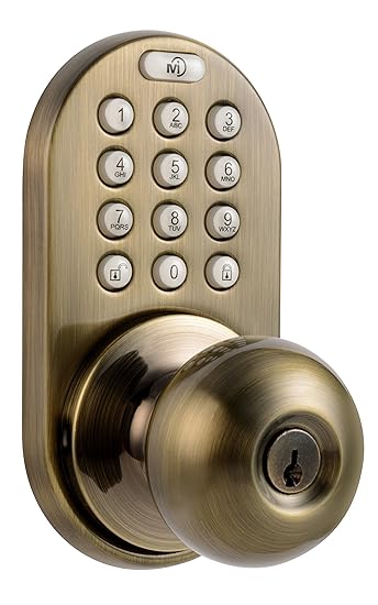 Milocks Dkk 02aq Electronic Touchpad Entry Keyless Door Lock
