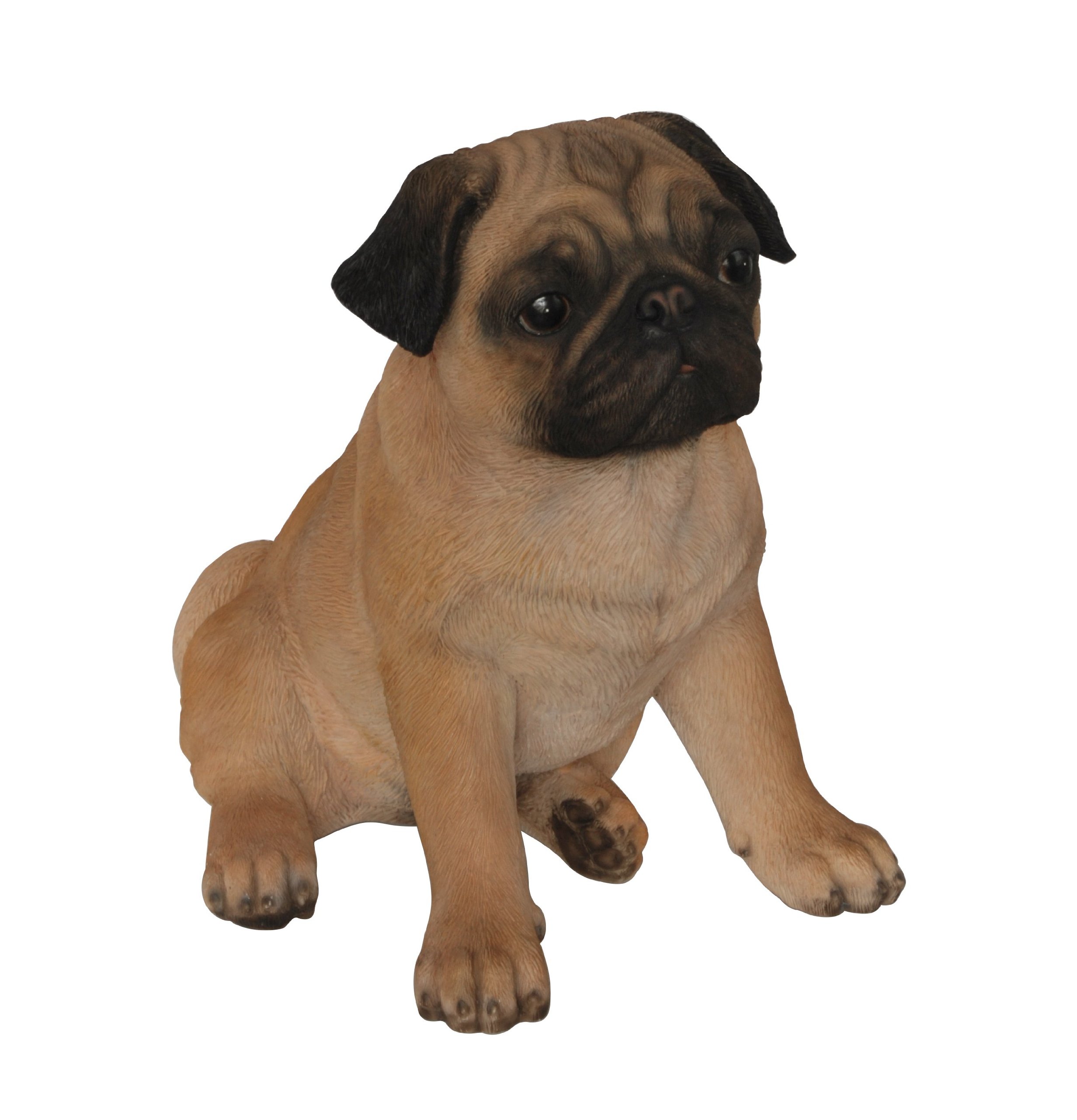 Vivid Arts Pug Resin Dog (Size B)