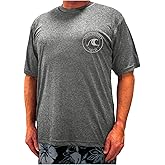 H2O Sport Tech Big & Tall Men's Short Sleeve Swim Shirt - Loose Fit