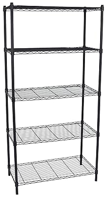 Internet's Best 5-Tier Wire Shelving Heavy Duty Adjustable Rack
