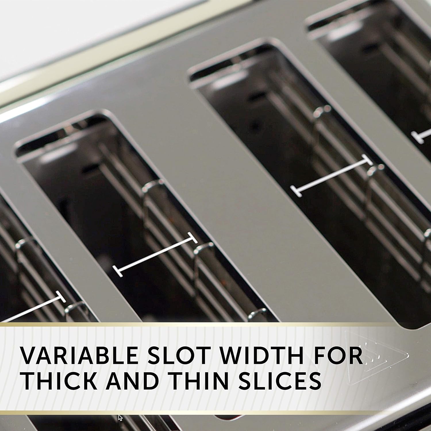Breville Flow 4Slice Toaster with HighLift & Wide Slots White