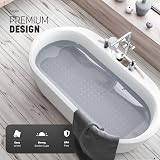 KEPLIN Premium Non-Slip Bath Mat 200 Suction Cups 40x100cm Clear view 3