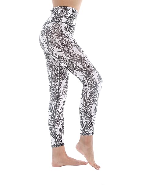 Amazon.com: EVCR Leggings capri de cintura alta para mujer ...