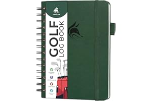 Clever Fox Golf Log Book – Small Training & Scorecard Journal – Pocket Notebook – Golf Practice Accessories & Gifts Ideas for