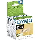 DYMO LW Mailing Address Labels for LabelWriter Label Printers, Clear, 1-1/8-Inch x 3-1/2-Inch, Self-Adhesive, 1 Roll of 130