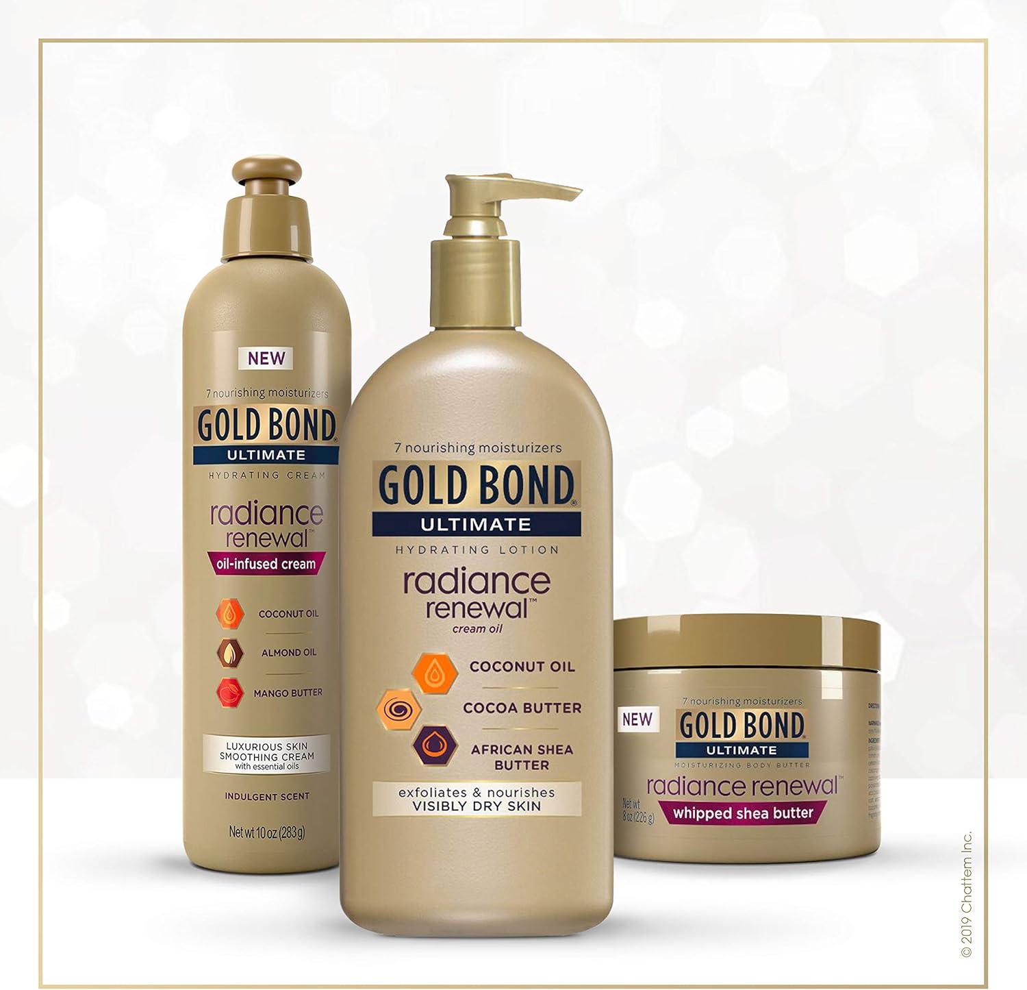 Gold Bond Radiance Renewal Cream, Whipped Butter, 8 Ounce: Health & Personal Care