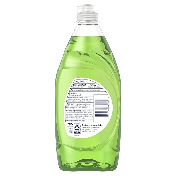 DAWN ULTRA ANTIBACTERIAL HAND SOAP, DISHWASHING LIQUID DISH SOAP, APPLE BLOSSOM SCENT, 19.4 FL OZ