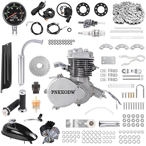 80cc Bicycle Engine Kit 2-Stroke Gas Motorized Bike Motor Kit 26