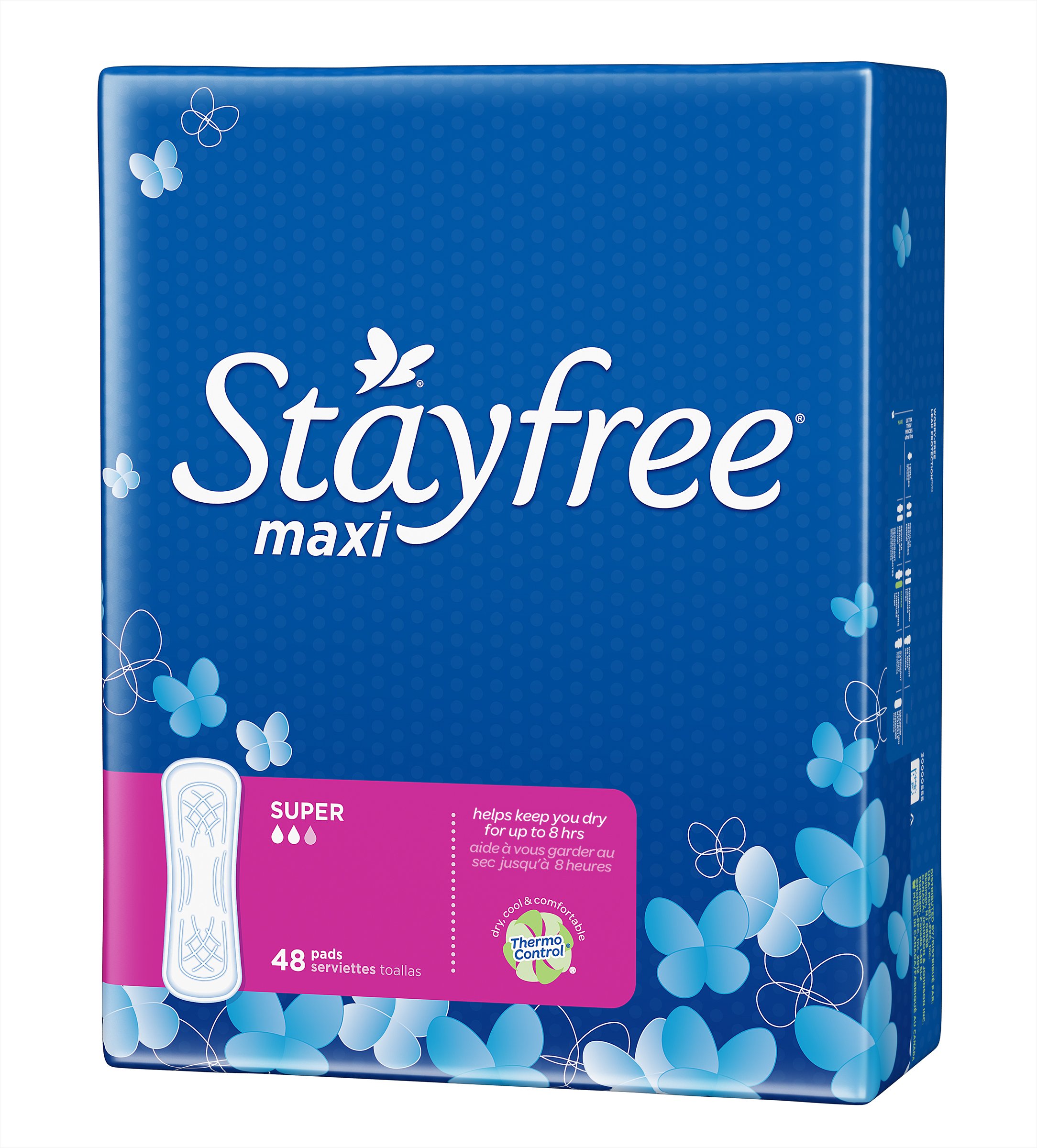 Stayfree Maxi Pads for Women Super 48 Count Health Care Hygiene Top Quality eBay