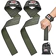 Seektop Wrist Straps for Weightlifting - 25'' Gym Lifting Straps with Breathable & Anti-Slip Suture, Safty Wrist Wraps for Workouts, Bodybuilding, Powerlifting, Strength Training, Men & Women(1 pair)