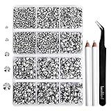 6736pcs Hotfix Rhinestones Flatback,Silver