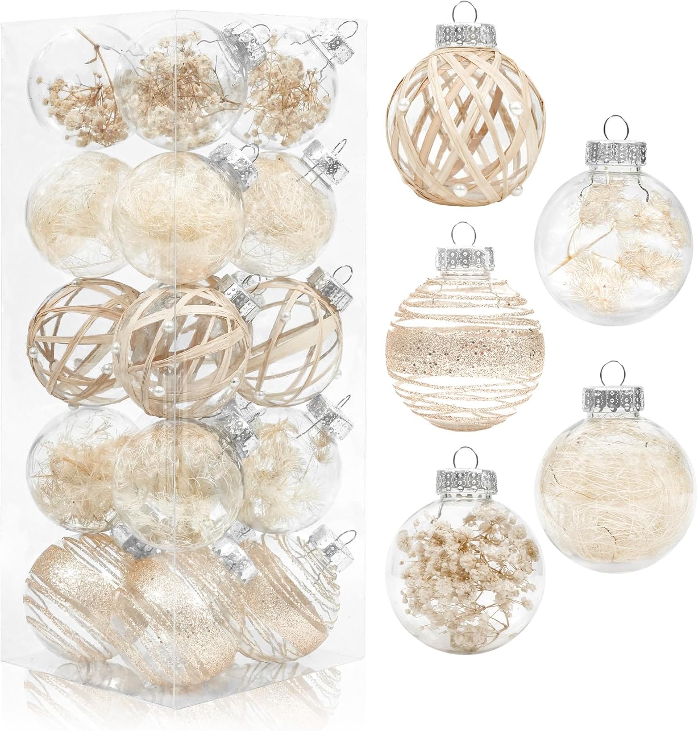 Ornaments - 20PCS Christmas Ball Ornaments 70mm/2.76