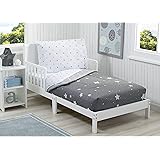 Delta Children Toddler Bedding Set | Boys 4 Piece Collection | Fitted Sheet, Flat Top Sheet w/Elastic Bottom, Fitted Comforte
