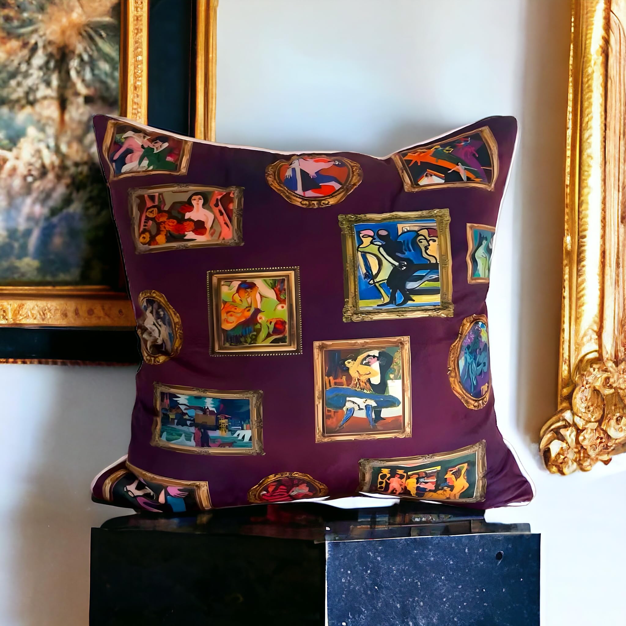 Photo 1 of *2 Pack* Vanderbeek Art Inspired Decorative Throw Pillow Cover