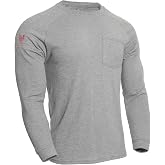 DRIFIRE Men's Drifire Fr Helix Long Sleeve, 12 Cal Cat 2 Arc Rating, Flame Resistant Shirt