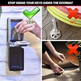Master Lock Light Up Dial Key Safe Medium Wall Mount Grey Zinc Outdoor Home view 2