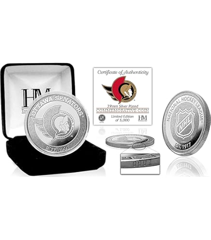 The Highland Mint - Winnipeg Jets Silver Mint Coin & Display Box
