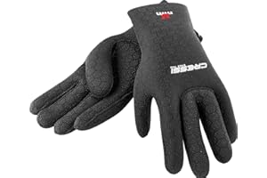 Cressi High Stretch Gloves, Black, 2.5 mm, M