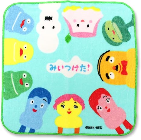 Amazon Co Jp 丸眞 ハンドタオル Nhk みぃつけた cm わいわいいすのまち ホーム キッチン