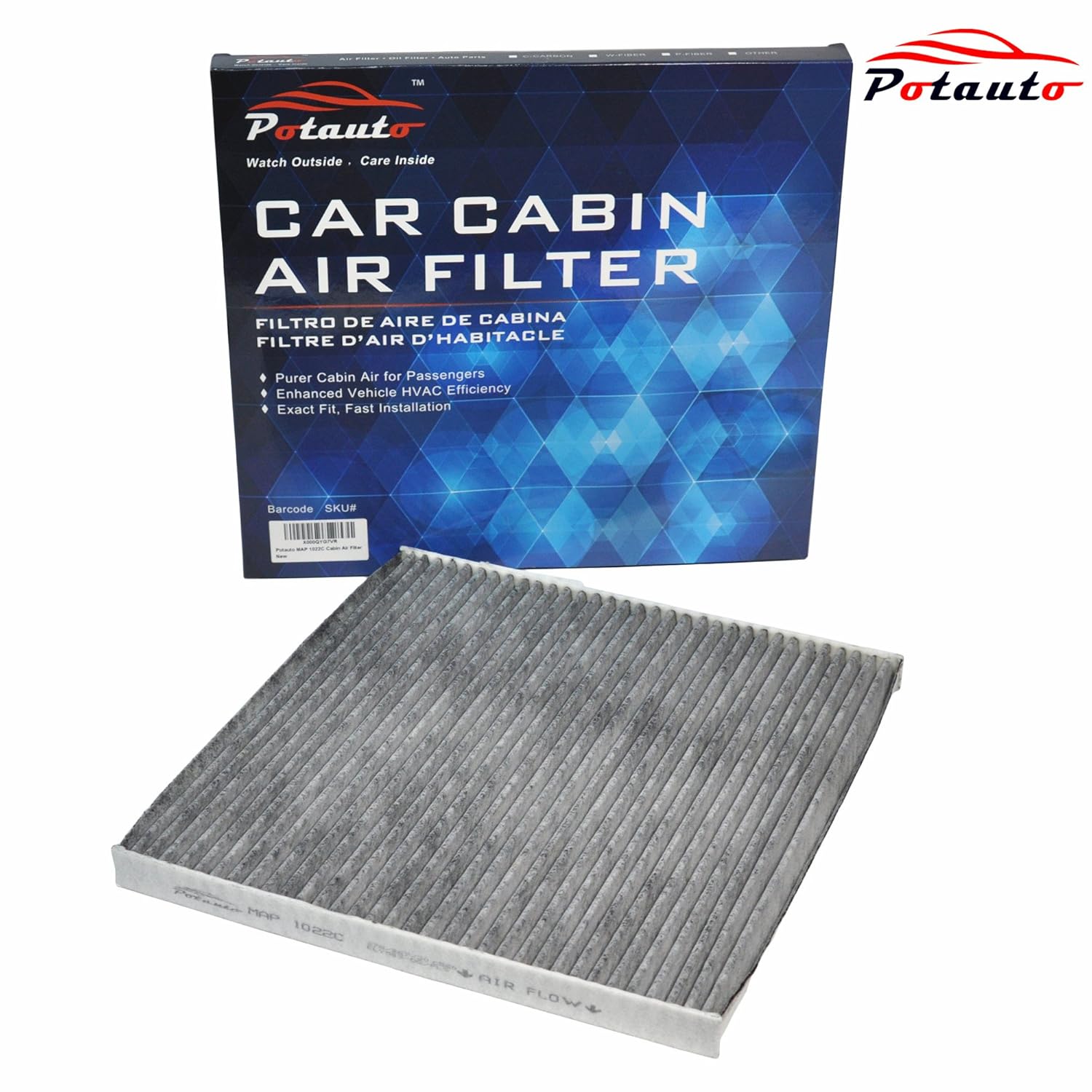 Cheap Potauto Map 1022c Heavy Activated Carbon Car Cabin Air