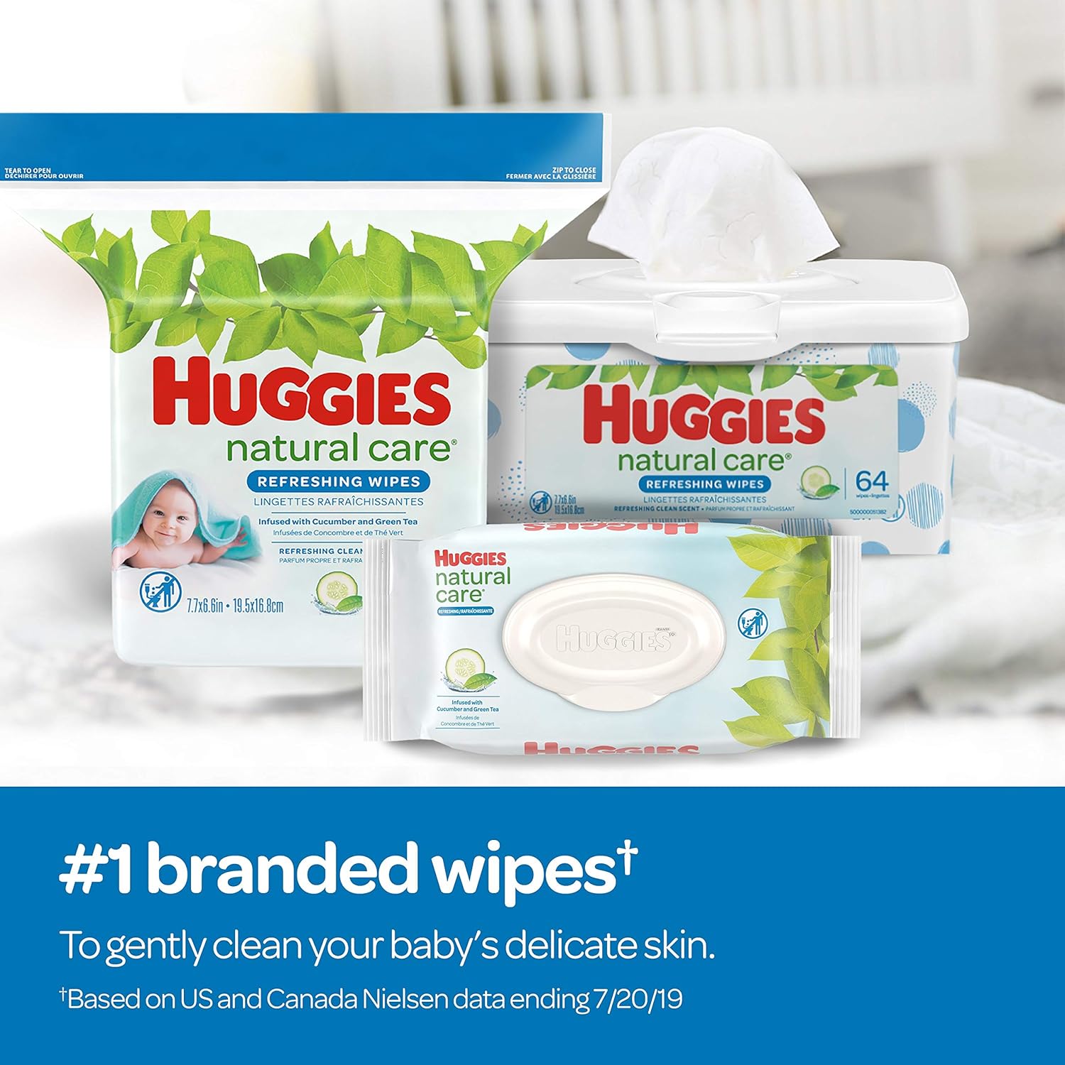 huggies natural care refreshing baby wipes