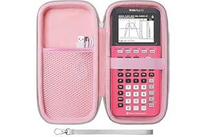 LTGEM Case Compatible with Texas Instruments TI-84 Plus CE/TI-84 Plus/TI-Nspire CX II CAS/TI-Nspire CX II/TI-83 Plus/TI-30XII
