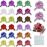 26 Pcs Pull Bows, 6 Inch 13 Colors Bow for Gift Wrapping, Perfect for Wedding Decoration, Gift Wrapping Baskets, Car Bows, Birthday Parties, Christmas and Valentine's Day