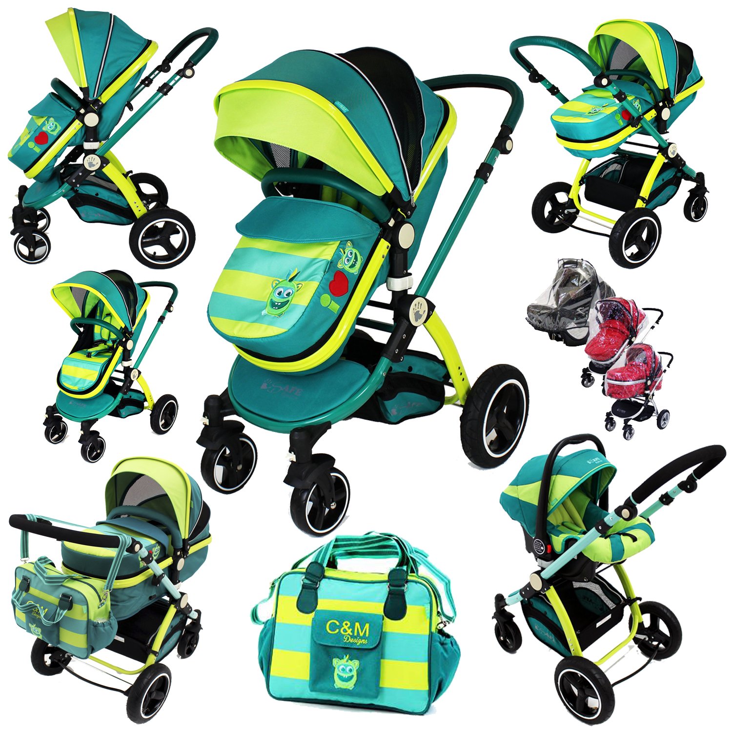 owl and button travel system